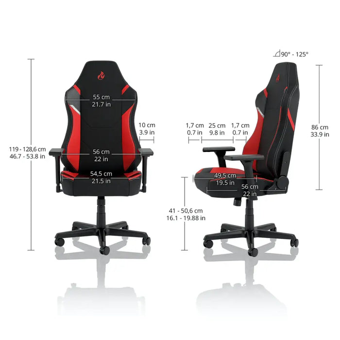 Геймърски стол Nitro Concepts X1000 Radiant White - Геймърски столове<<<Геймърска периферия<<<ValiAPI