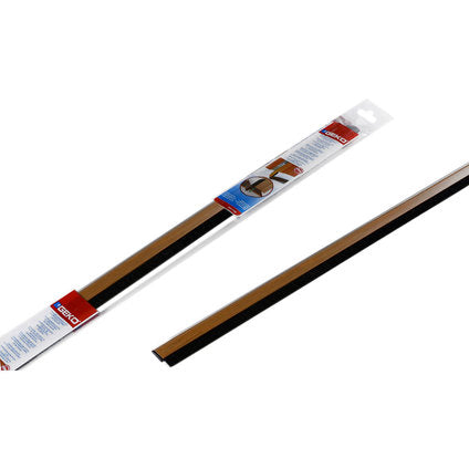 SEALING BRUSH PVC 1 M FOR UNEVEN SURFACES WALNUT GEKO 1460/05