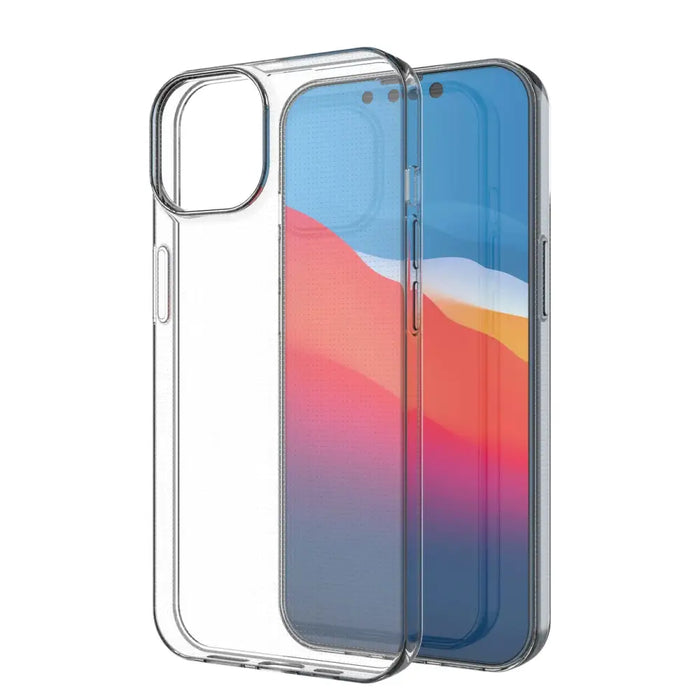 Gel case cover for Ultra Clear 0.5mm iPhone 14 transparent - Cell phone cases and covers<<<HurtelXML