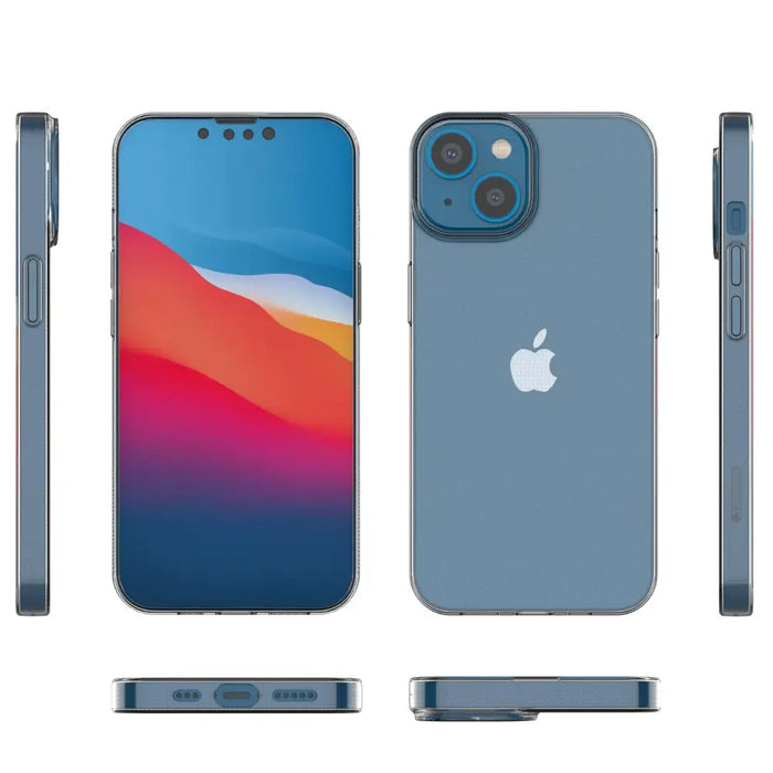 Gel case cover for Ultra Clear 0.5mm iPhone 14 transparent - Cell phone cases and covers<<<HurtelXML