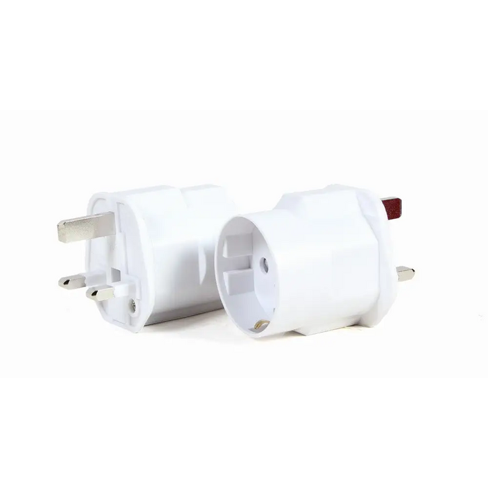 Gembird A-AC-EUFUKM-01 AC power adapter EU Schuko socket to UK plug 13 A - AdaptersKBA-ADA<<<Cables