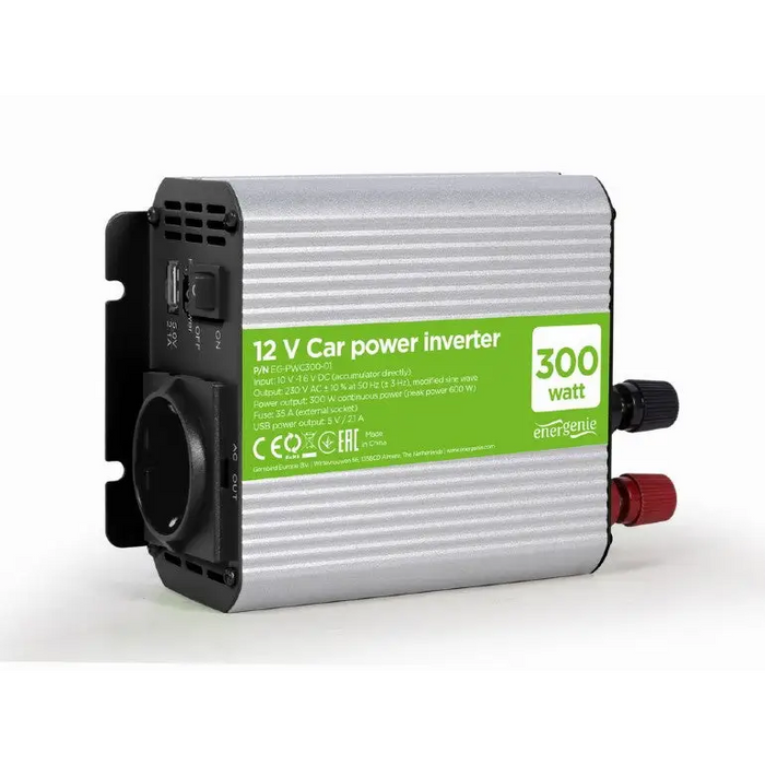 Gembird Car Inverter EG-PWC300-01 300W - Инвертори<<<Автомобилни аксесоари<<<Аксесоари<<<MediaTrade