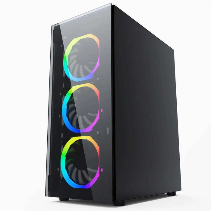 Gembird CCC-FC-1500RGB computer case Midi Tower Black Transparent - Computer casesOBU-OBU<<<CasesOBU<<<ActionPL