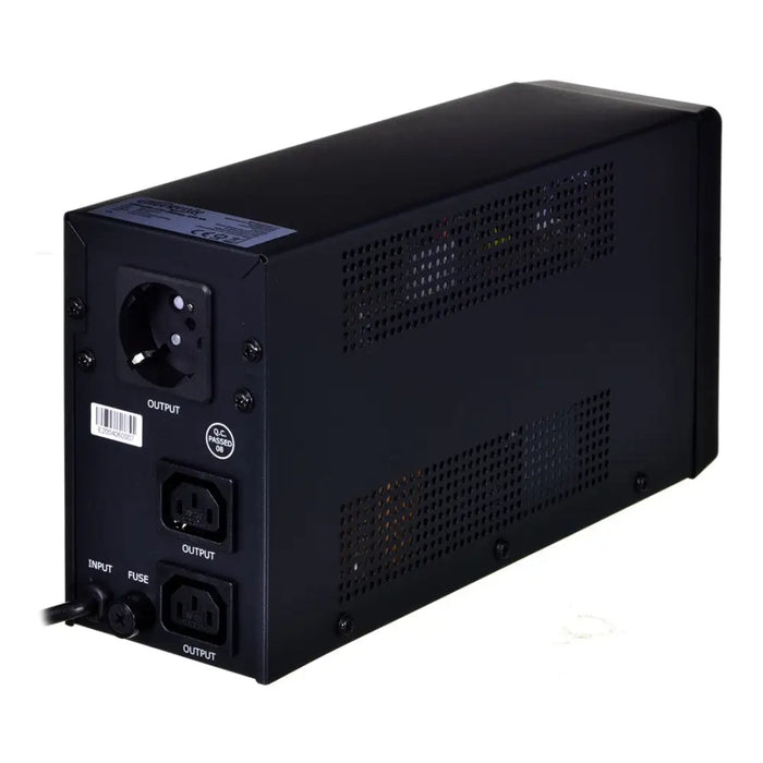 Gembird EG-UPS-031 uninterruptible power supply (UPS) 0.65 kVA 390 W 3 AC outlet(s) - UPSZSI-UPS<<<Emergency power