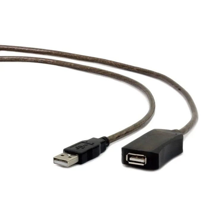 Gembird USB A/USB A M/F 5m USB cable USB 2.0 Black - USB cablesKBA-USB<<<Cables and adaptersKBA<<<ActionPL
