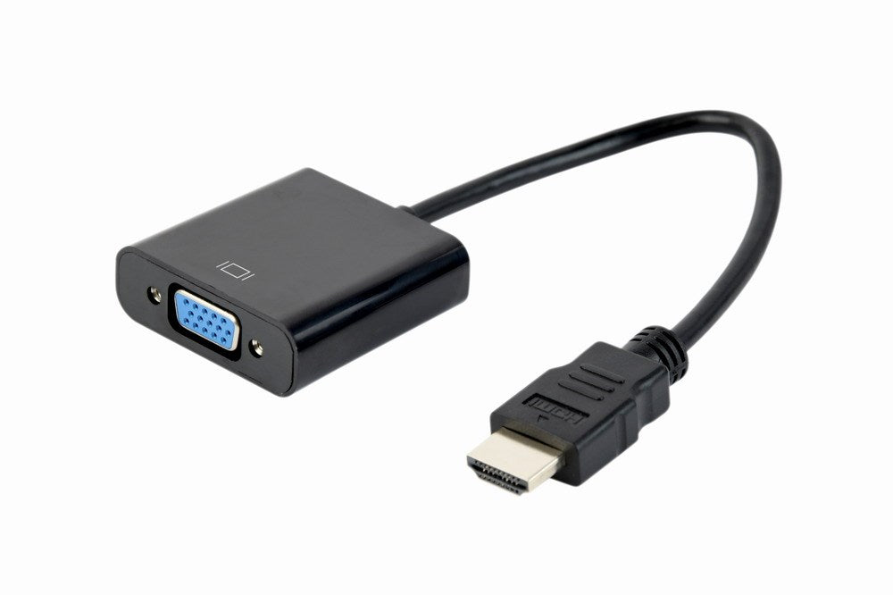 HDMI to VGA Adapter GEMBIRD Black