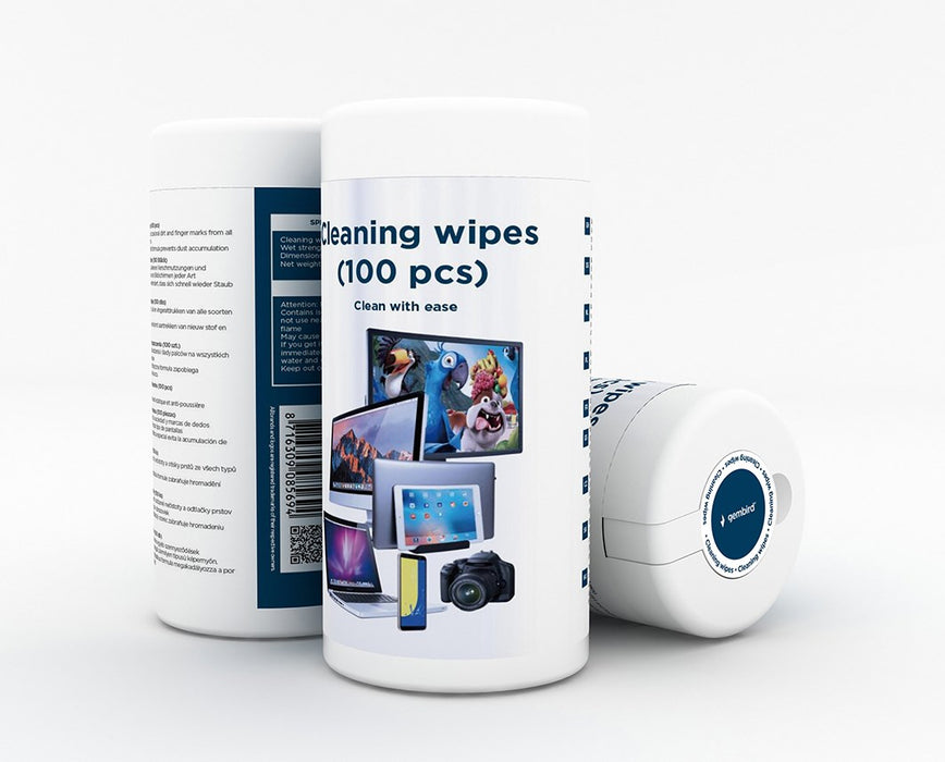 Gembird CK-WW100-01 equipment cleansing kit LCD/TFT/Plasma Equipment cleansing dry cloths