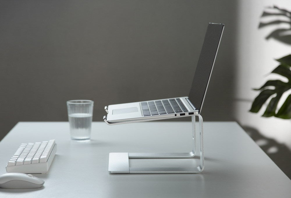Gembird NBS-D1-01 laptop stand Aluminium, Silver 39.6 cm (15.6")