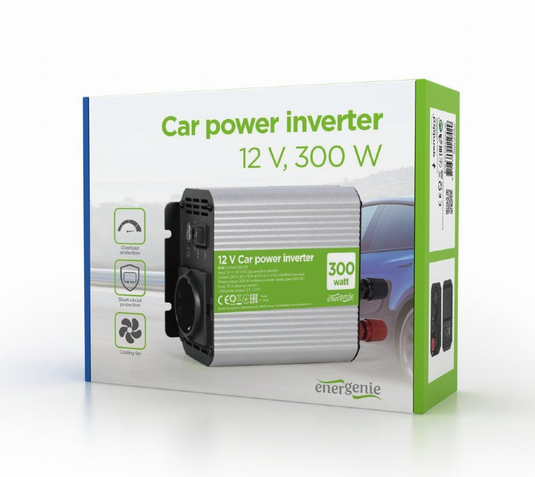 Gembird Car Inverter EG-PWC300-01 300W