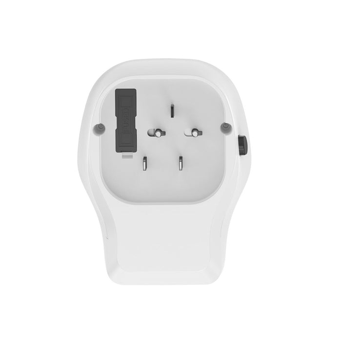 Gembird TPA-1A2C20-02-W Universal travel power adapter, 20 W, white