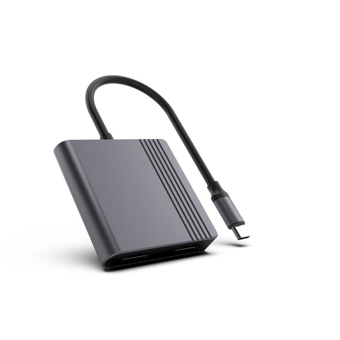 Gembird A-CM-HDMIFDPF-01 USB-C to HDMI + DP adapter, 4K 60Hz, black