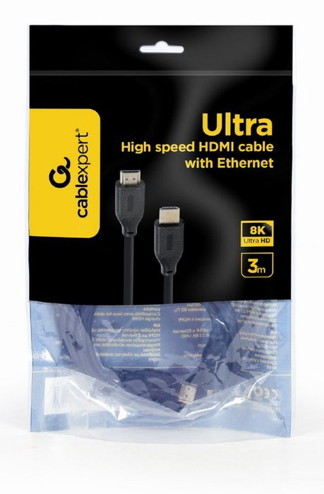 HDMI Cable GEMBIRD 8K Ultra HD Male Plug/Male Plug Black