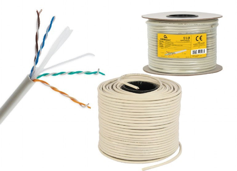 UTP Category 6 Rigid Network Cable GEMBIRD UPC-6004SE-SOL/100 100 m
