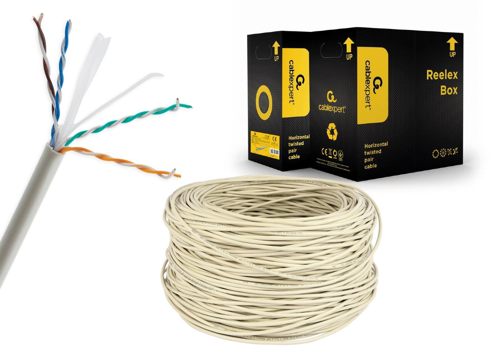 UTP Category 6 Rigid Network Cable GEMBIRD UPC-6004SE-SOL/100 100 m