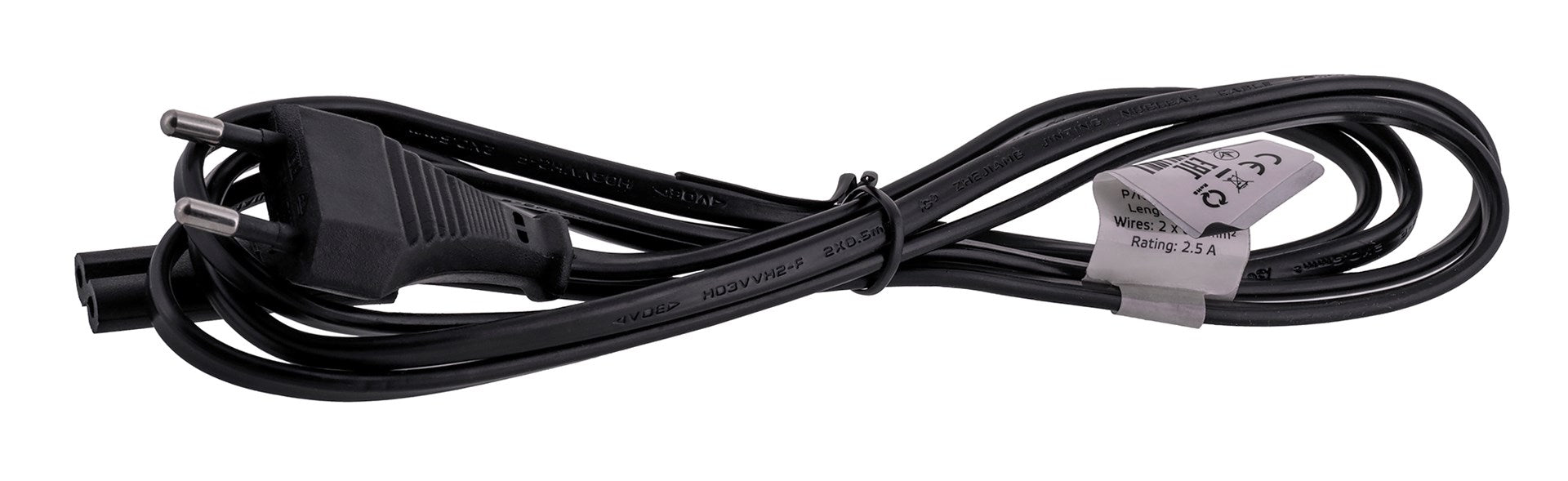 Gembird PC-184/2 power cable Black 1.8 m Power plug type C C8 coupler