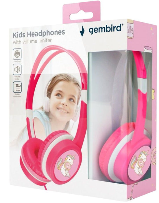 Headphones with Headband GEMBIRD MHP-JR-PK Children's