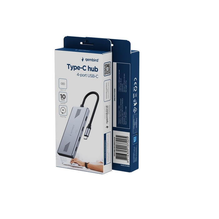 Gembird UHB-CM-U310-C4-01, 4-port USB-C 3.2 (Gen 2) Type-C hub