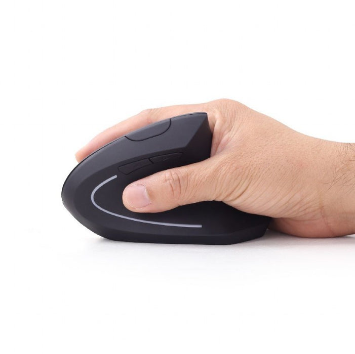 Wireless Mouse GEMBIRD MUSW-ERGO-01 Black (1 Unit)