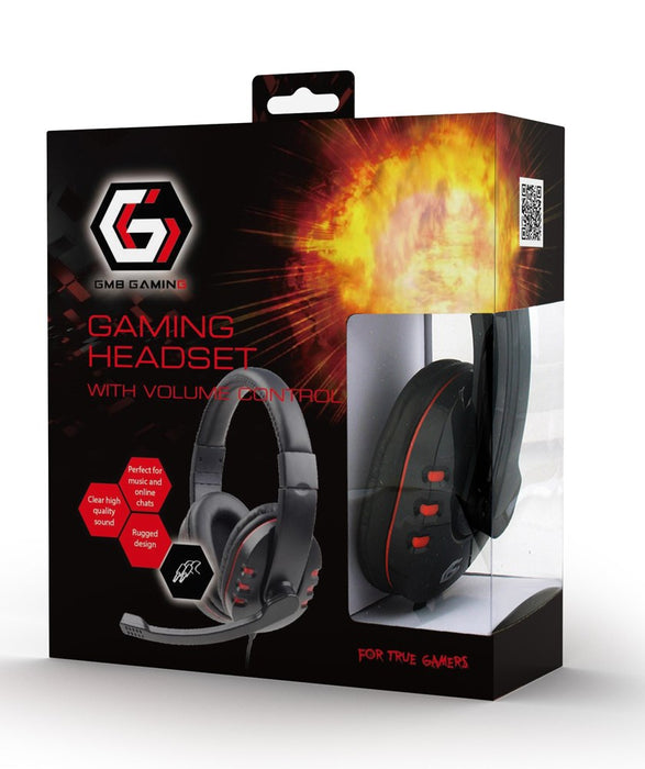 Bluetooth Headset with Microphone Control Vol Black