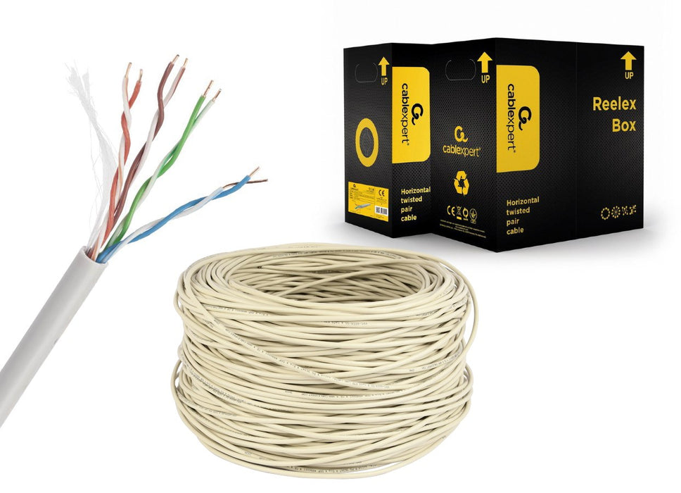 Ethernet LAN Cable GEMBIRD UPC-5004E-SOL Grey 305 m