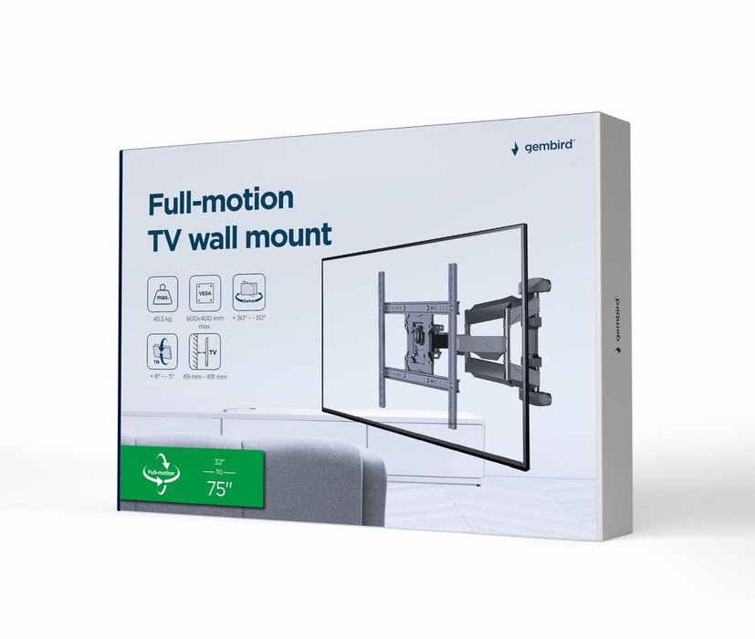 Gembird WM-75ST-01 TV mount/stand 190.5 cm (75") Black