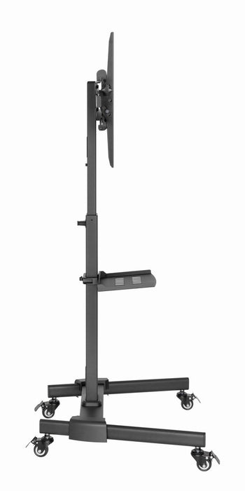 Gembird TVS-55T-01 TV floor stand with caster wheels (tilt), 32" - 55", black