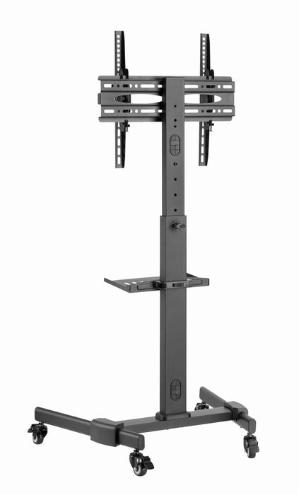 Gembird TVS-55T-01 TV floor stand with caster wheels (tilt), 32" - 55", black