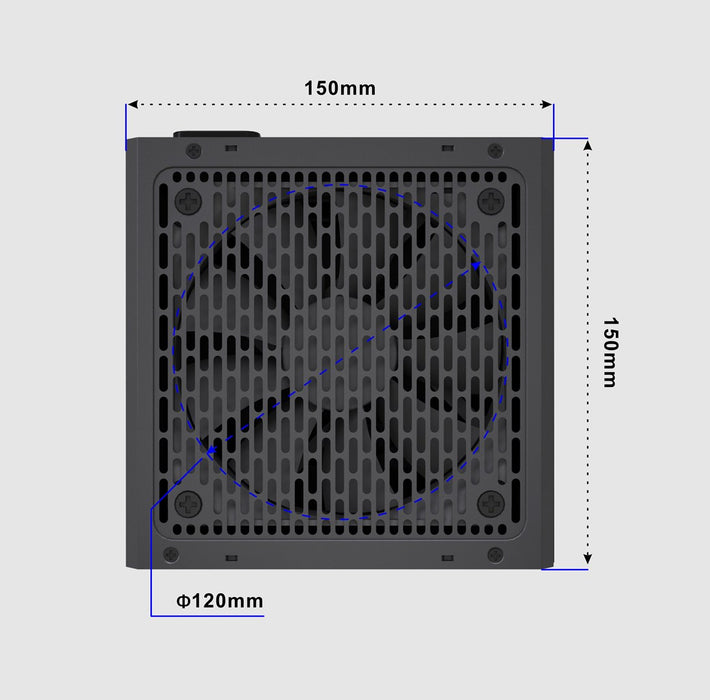 Gembird CCC-PSUBRONZE-650W Power supply unit Fornax Power 650W active PFC 12cm fan 80+Bronze color box