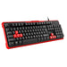 Genesis Gaming Keyboard Rhod 110 Red Us Layout - Клавиатури<<<GENESIS компютърна