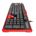 Genesis Gaming Keyboard Rhod 110 Red Us Layout - Клавиатури<<<GENESIS компютърна