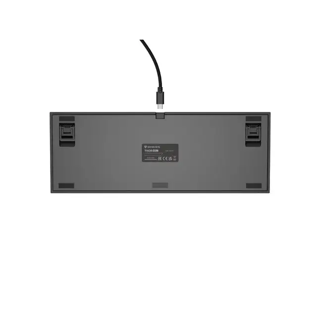 Genesis Gaming Keyboard Thor 404 TKL Black RGB Backlight US Layout Brown Switch - Клавиатури<<<GENESIS компютърна