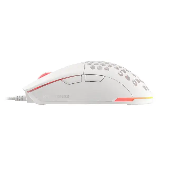 Genesis Gaming Mouse Krypton 8000DPI RGB Ultralight White PAW3333 - Мишки<<<GENESIS компютърна