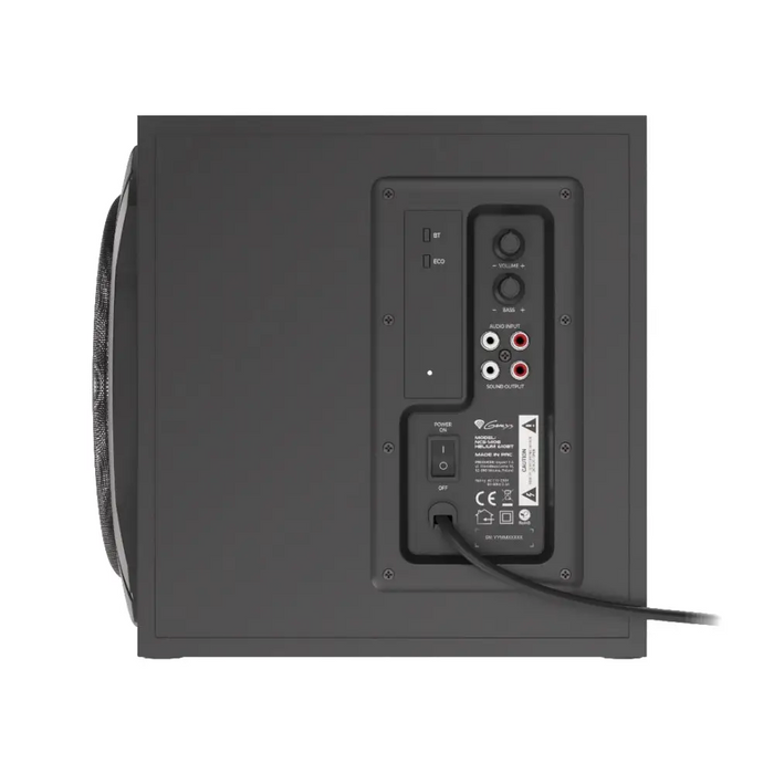 GENESIS Helium 610BT speaker set 60 W PC/Laptop Black Red 2.1 channels 2-way 30 W Bluetooth