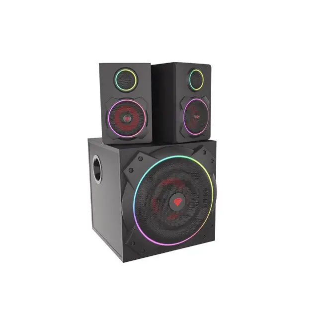 Genesis Speakers Helium 800BT 2.1 Bluetooth ARGB Black - Тонколони и микрофони<<<GENESIS компютърна