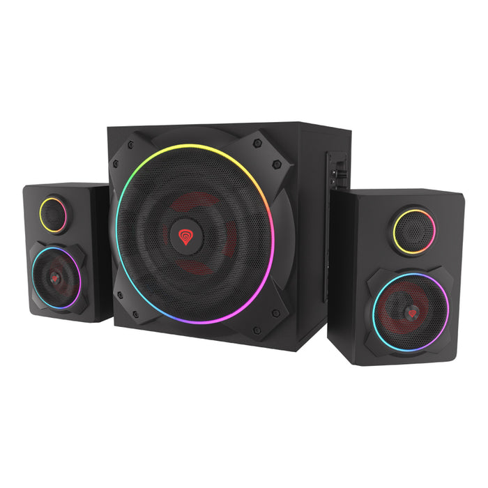 Genesis Speakers Helium 800BT 2.1 Bluetooth ARGB, Black