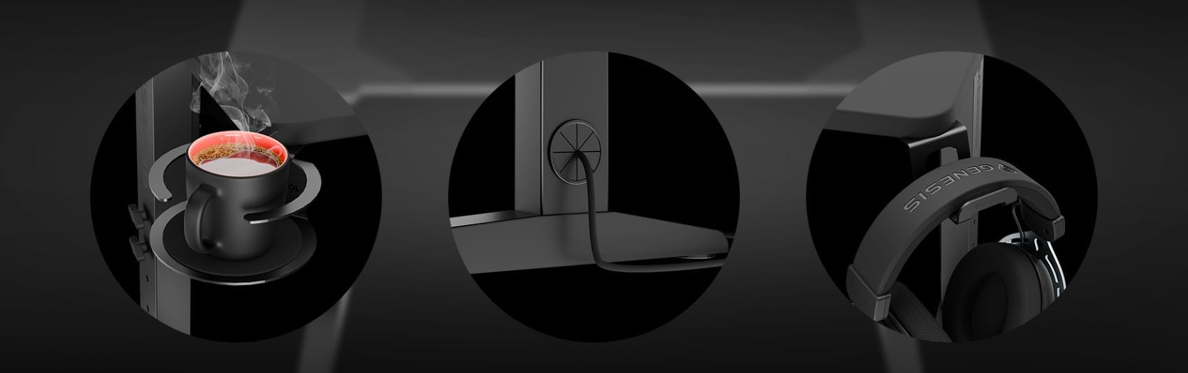 Genesis Gaming Desk Holm Modular 160