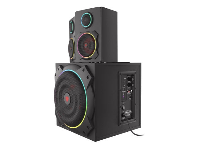 Genesis Speakers Helium 800BT 2.1 Bluetooth ARGB, Black