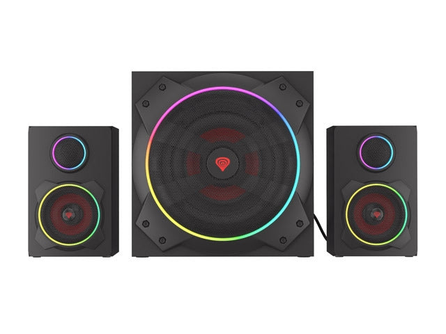 Genesis Speakers Helium 800BT 2.1 Bluetooth ARGB, Black
