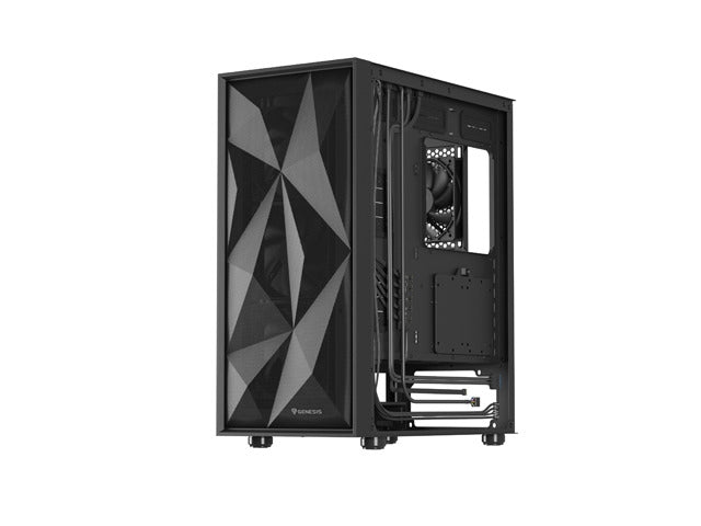 Genesis PC Case DIAXID 605F Mini Tower Window, Black