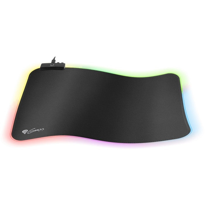Gaming Mouse pad 350x250x4 mm GENESIS with non-slip base BORON 500 M RGB NPG-1508 and 11 RGB backlight modes