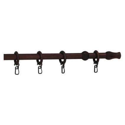 SECOND CURTAIN SET FOR GENKOVSKI MODEL 4 250 CM. DARK WALNUT