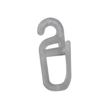 ACCESSORY PLASTIC HOOK GENKOVSKI TRANSPARENT 10 PCS.