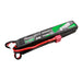 Gens ace 25C 2400mAh 2S2P 7.4V Saddle Airsoft Gun Lipo Battery with Mini Deans(T) Plug - Lithium