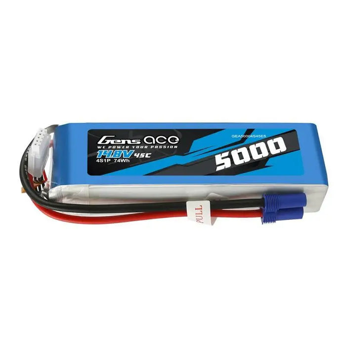 Gens Ace 5000mAh 14.8V 45C 4S1P battery - Lithium and NiMH<<<Batteries<<<RC models<<<InnproXML
