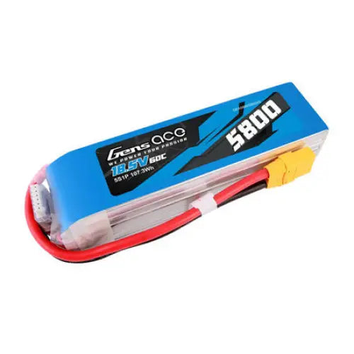 Gens ace 5800mAh 60C 18.5V 5S1P Lipo Battery Pack with XT90 plug - Lithium and NiMH<<<Batteries<<<RC models<<<InnproXML