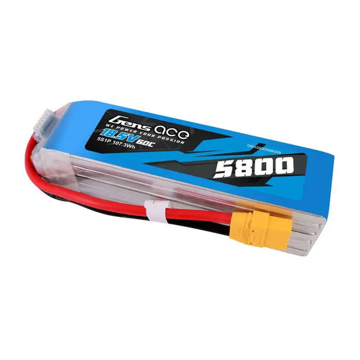 Gens ace 5800mAh 60C 18.5V 5S1P Lipo Battery Pack with XT90 plug - Lithium and NiMH<<<Batteries<<<RC models<<<InnproXML