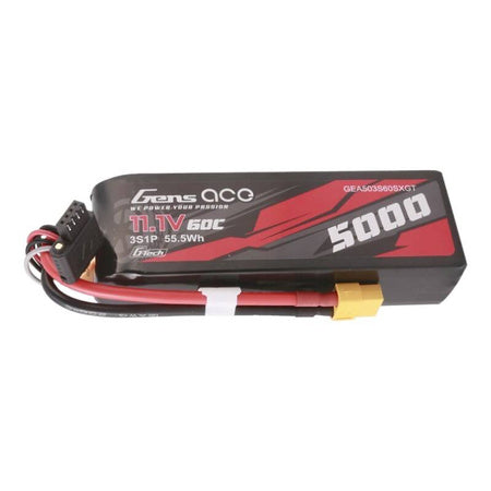 Gens ace G-Tech 5000mAh 11.1V 60C 3S1P Lipo With XT60 Plug - Lithium and NiMH<<<Batteries<<<RC models<<<InnproXML