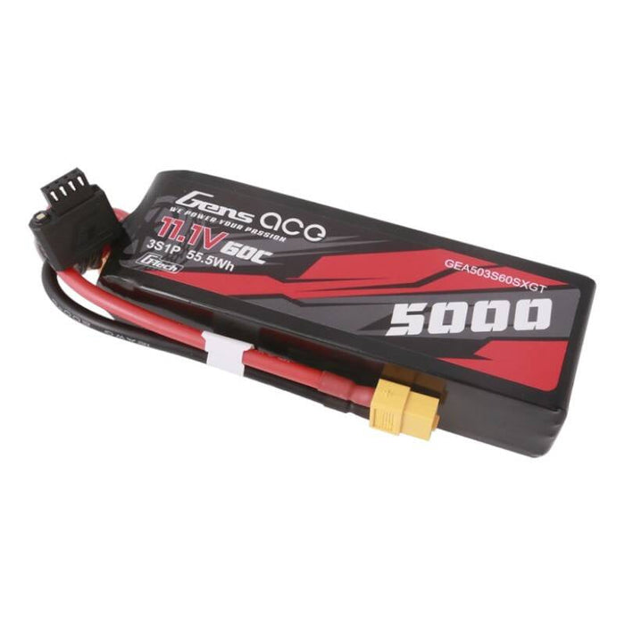 Gens ace G-Tech 5000mAh 11.1V 60C 3S1P Lipo With XT60 Plug - Lithium and NiMH<<<Batteries<<<RC models<<<InnproXML