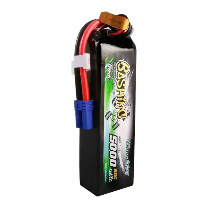 Gens ace G-Tech 5000mAh 14.8V 4S1P 60C Lipo Battery Pack with EC5 Plug-Bashing Series - Lithium