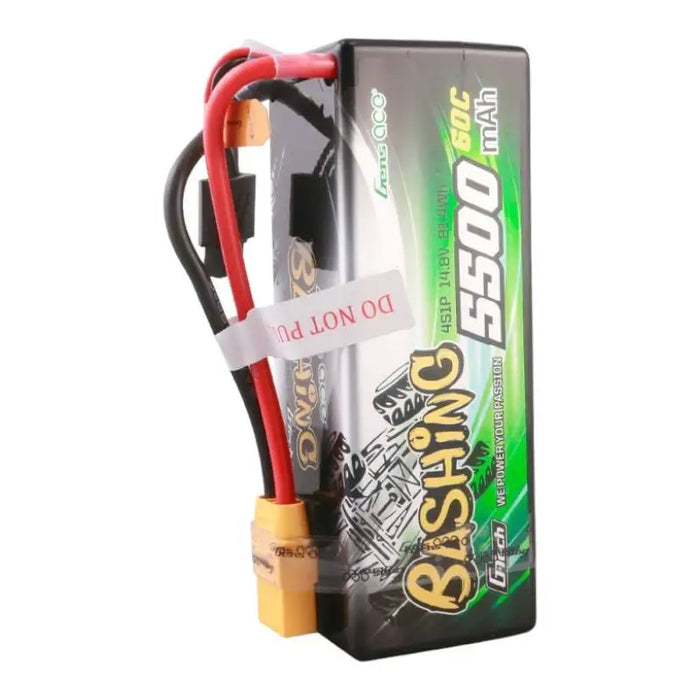 Gens ace G-Tech 5500mAh 4S1P 14.8V 60C HardCase RC car Lipo Battery - Lithium and NiMH<<<Batteries<<<RC